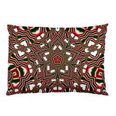 Christmas Kaleidoscope Pillow Case (two Sides) by Nexatart