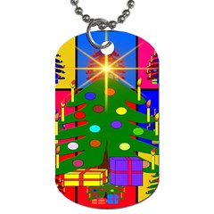 Christmas Ornaments Advent Ball Dog Tag (one Side) by Nexatart