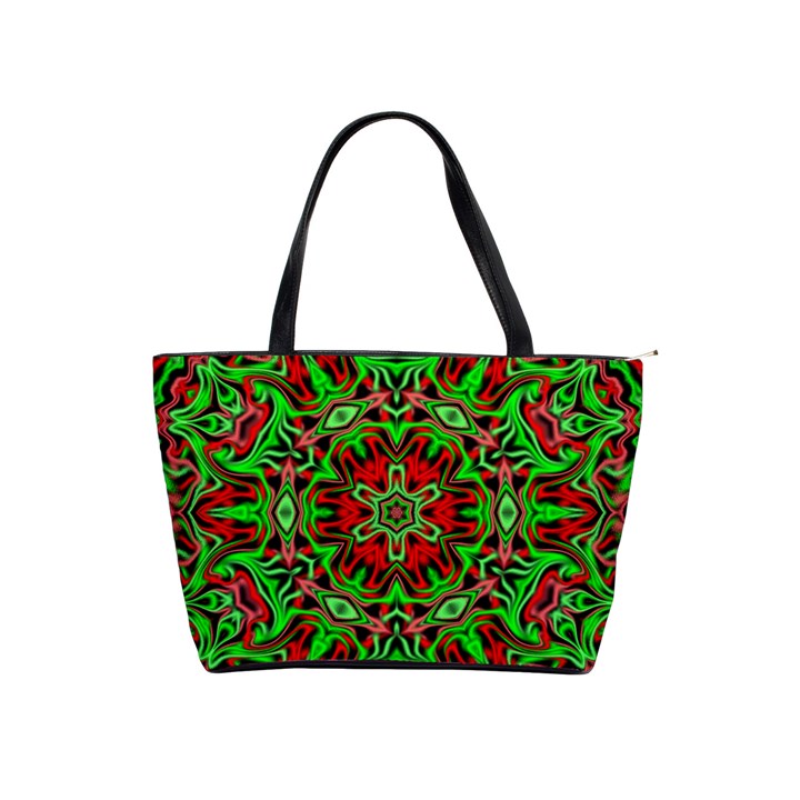 Christmas Kaleidoscope Pattern Shoulder Handbags