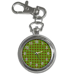 Christmas Paper Wrapping Patterns Key Chain Watches by Nexatart
