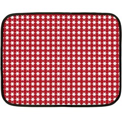 Christmas Paper Wrapping Paper Double Sided Fleece Blanket (mini) 