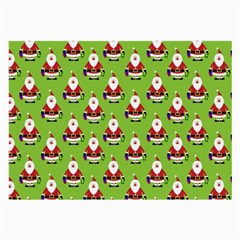 Christmas Santa Santa Claus Large Glasses Cloth (2-side)