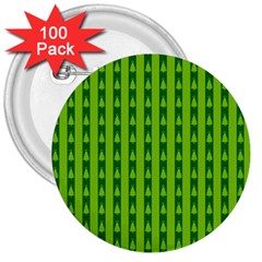 Christmas Tree Background Xmas 3  Buttons (100 Pack)  by Nexatart