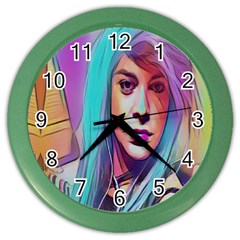 Drag On Go Color Wall Clocks by MRTACPANS