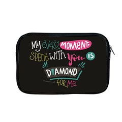 My Every Moment Spent With You Is Diamond To Me / Diamonds Hearts Lips Pattern (black) Apple Macbook Pro 13  Zipper Case by FashionFling