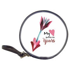 My Heart Points To Yours / Pink And Blue Cupid s Arrows (white) Classic 20-cd Wallets