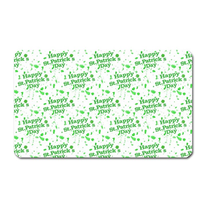 Saint Patrick Motif Pattern Magnet (Rectangular)