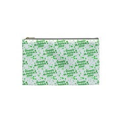 Saint Patrick Motif Pattern Cosmetic Bag (small)  by dflcprints