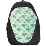 Saint Patrick Motif Pattern Backpack Bag Front