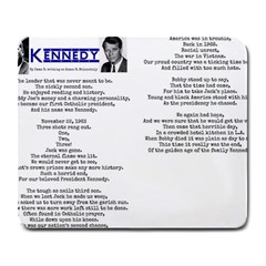 Kennedy Poem Large Mousepads by athenastemple