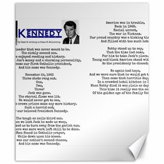 Kennedy Poem Canvas 8  X 10  by athenastemple