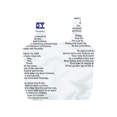 Kennedy Poem Full Print Recycle Bags (s)  by athenastemple