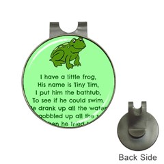 Little Frog Poem Hat Clips With Golf Markers by athenastemple
