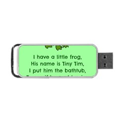 Little Frog Poem Portable Usb Flash (two Sides)