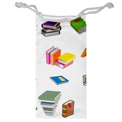 Bookworm Pattern Jewelry Bag