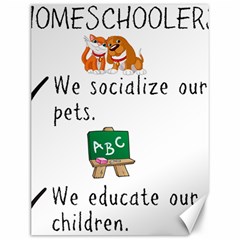 Homeschoolers Socialize Canvas 12  X 16   by athenastemple