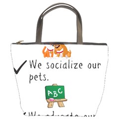 Homeschoolers Socialize Bucket Bags by athenastemple