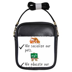 Homeschoolers Socialize Girls Sling Bags by athenastemple