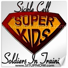 Sickle Super Kids  Canvas 12  X 12   by shawnstestimony
