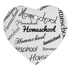 Homeschool Ornament (Heart)