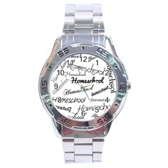 Homeschool Stainless Steel Analogue Watch