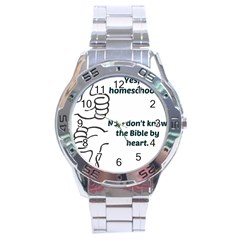 Bible No Stainless Steel Analogue Watch by athenastemple