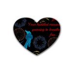 Huddledmasses Heart Coaster (4 pack)  Front