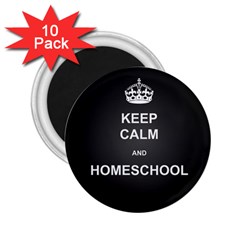 Keepcalmhomeschool 2 25  Magnets (10 Pack)  by athenastemple