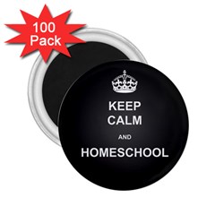 Keepcalmhomeschool 2 25  Magnets (100 Pack)  by athenastemple