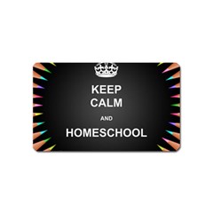 Keepcalmhomeschool Magnet (name Card) by athenastemple