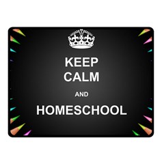 Keepcalmhomeschool Fleece Blanket (small) by athenastemple