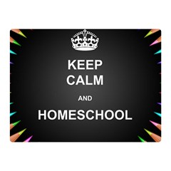 Keepcalmhomeschool Double Sided Flano Blanket (mini)  by athenastemple