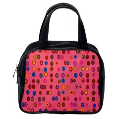 Circles Abstract Circle Colors Classic Handbags (one Side) by Nexatart