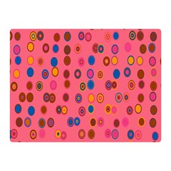 Circles Abstract Circle Colors Double Sided Flano Blanket (mini)  by Nexatart