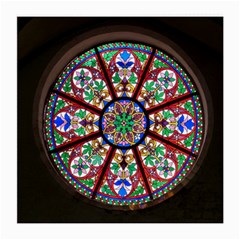 Church Window Window Rosette Medium Glasses Cloth (2-side) by Nexatart