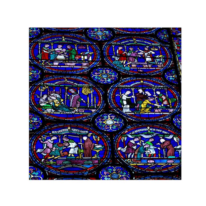 Church Window Canterbury Small Satin Scarf (Square)