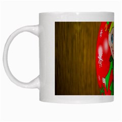 Christmas Wreath Ball Decoration White Mugs by Nexatart