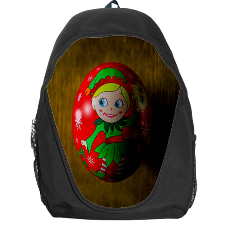 Christmas Wreath Ball Decoration Backpack Bag