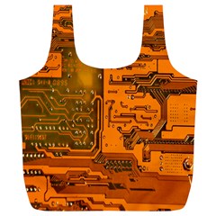 Circuit Full Print Recycle Bags (l)  by Nexatart