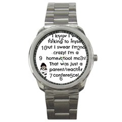 Parentteacher Sport Metal Watch by athenastemple