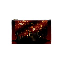 City Silhouette Christmas Star Cosmetic Bag (small) 