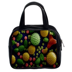 Colorized Pollen Macro View Classic Handbags (2 Sides) by Nexatart