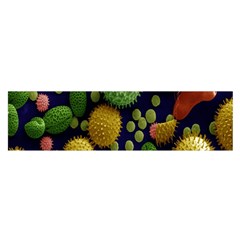 Colorized Pollen Macro View Satin Scarf (oblong) by Nexatart