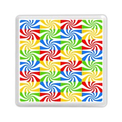 Colorful Abstract Creative Memory Card Reader (square) 