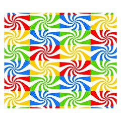 Colorful Abstract Creative Double Sided Flano Blanket (small)  by Nexatart