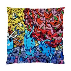 Colorful Graffiti Art Standard Cushion Case (one Side) by Nexatart