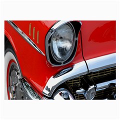 Classic Car Red Automobiles Large Glasses Cloth (2-side)