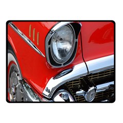 Classic Car Red Automobiles Double Sided Fleece Blanket (small)  by Nexatart