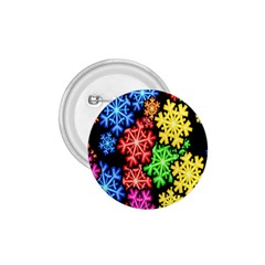 Colourful Snowflake Wallpaper Pattern 1 75  Buttons