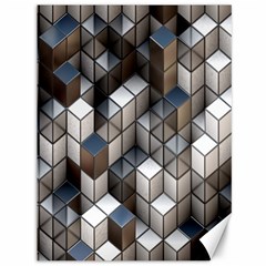 Cube Design Background Modern Canvas 36  X 48  